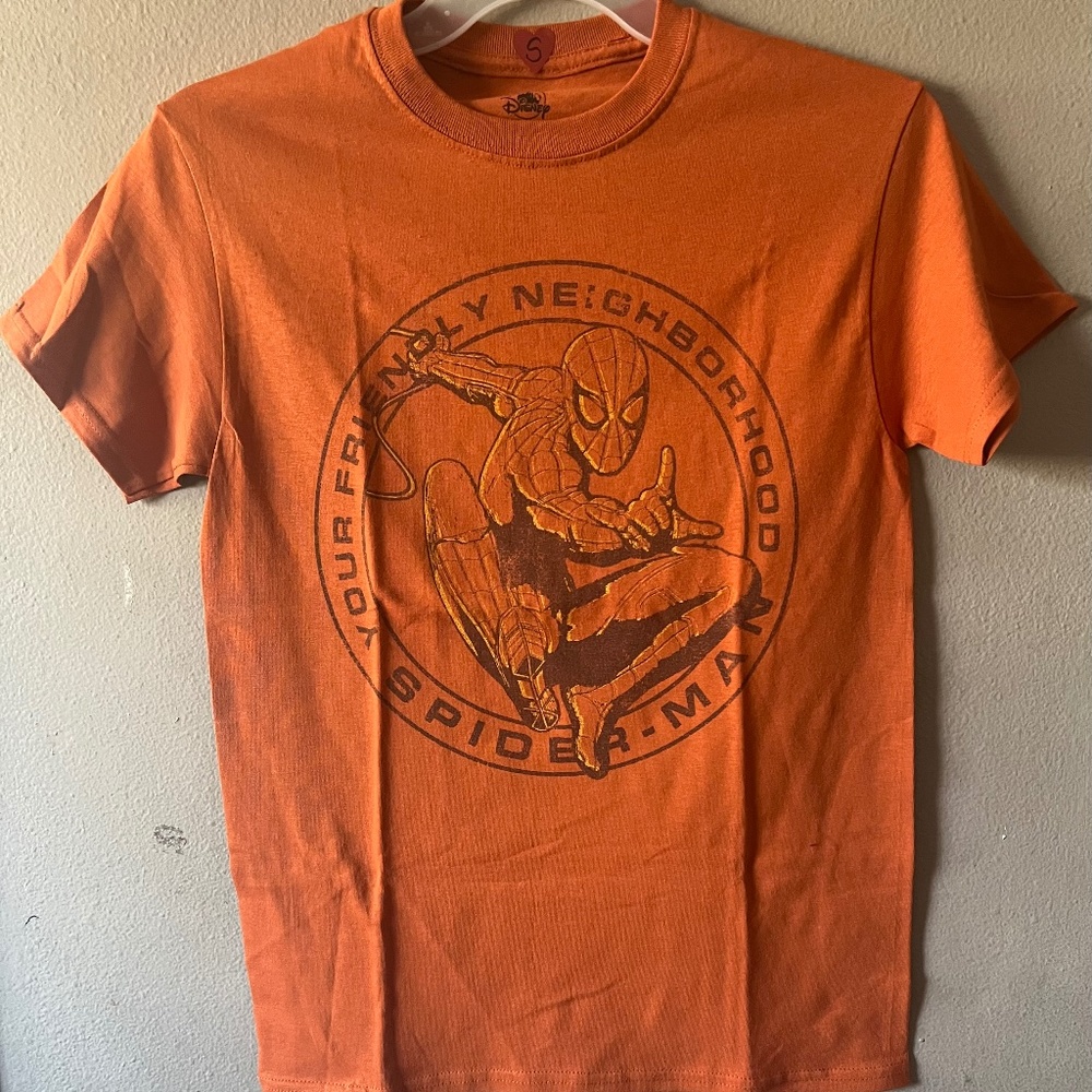 DisneyParks spiderman t shirt 2 available SIZE S